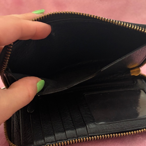 Michael Kors Jet Set Black Pebbled Leather Wristlet - Picture 8 of 10